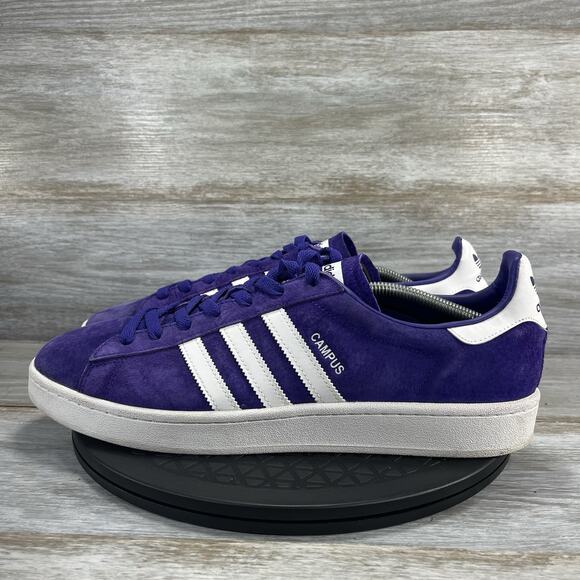 Adidas Men's Campus Casual Purple Suede, Low Top Sneakers Size 13 - Picture 1 of 8